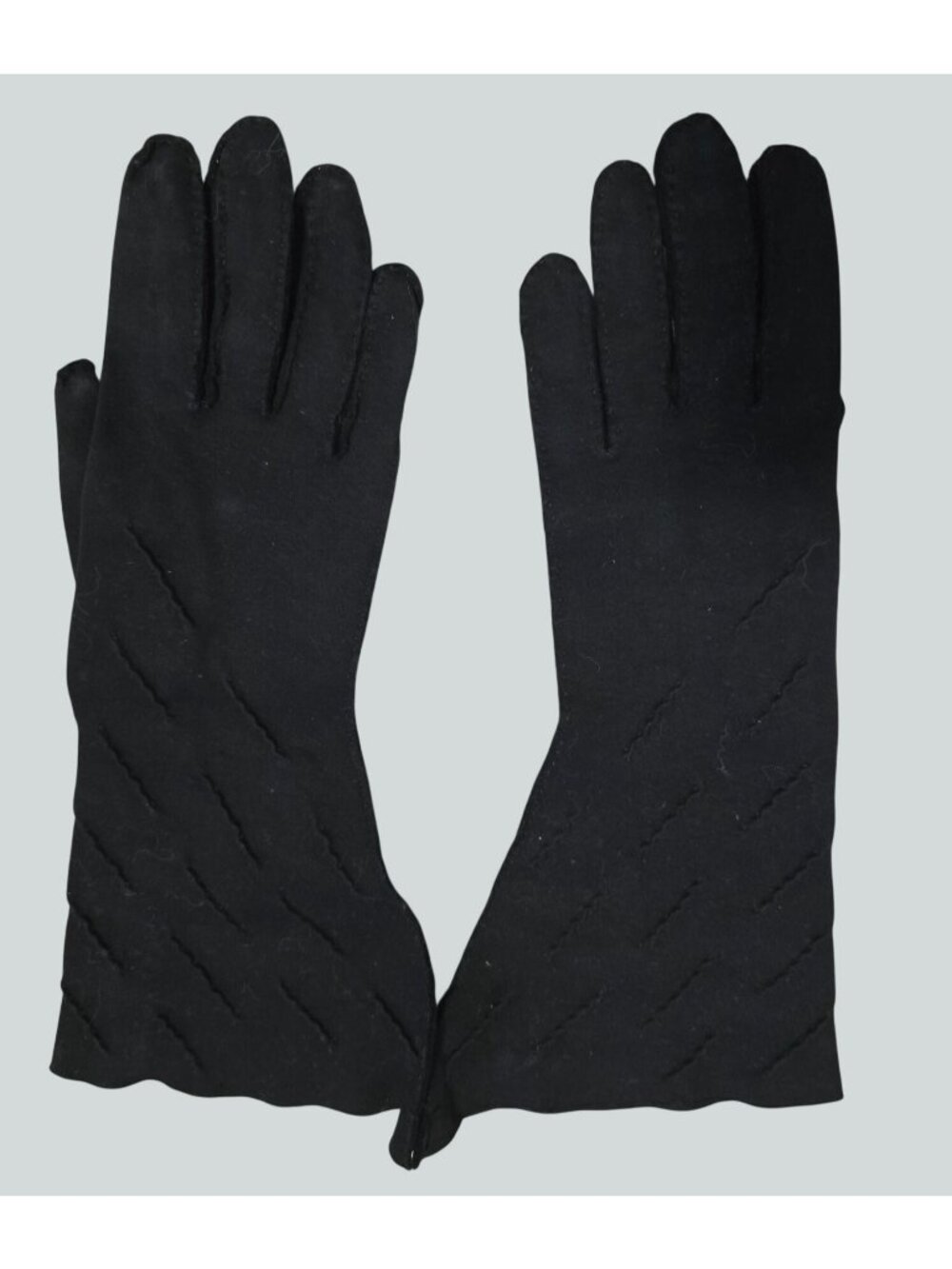 Vintage Womens Gloves Bundle Black and White Various Lengths and Styles - Picture 11 of 16